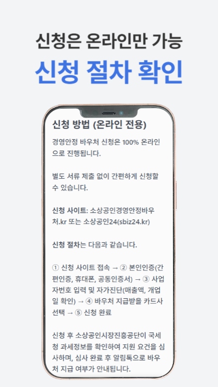 소상공인 경영안정 바우처 신청 도우미 — 비교와 대안